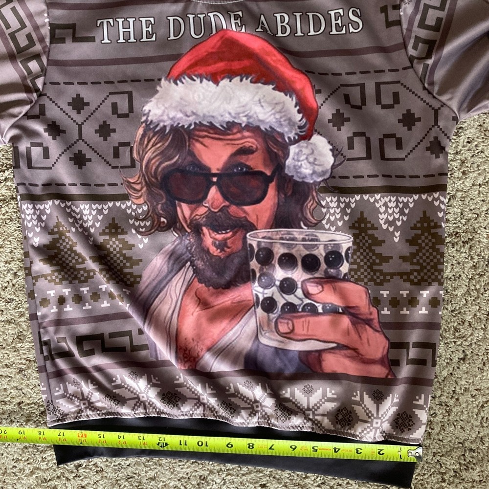 The Big Lebowski Long Sleeve Custom One of a kind Shirt Estimated Size Large - Picture 3 of 3